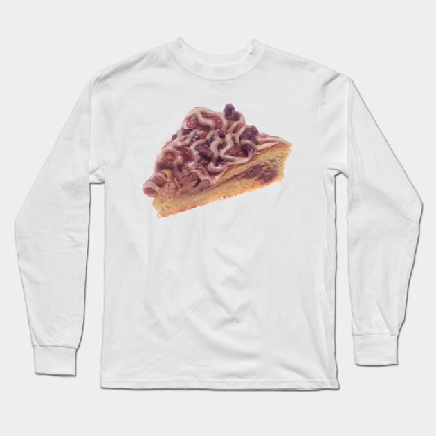 Danish Dessert Pastry Long Sleeve T-Shirt by Bravuramedia